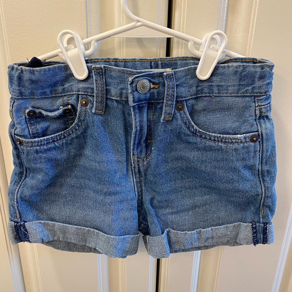 Levi's Kids Blue Denim Shorts